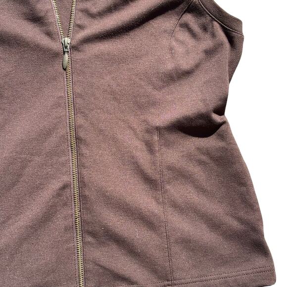 Brown Chico's Petite Vest - Picture 2 of 6